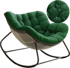 Indoor Outdoor Papasan Giant Patio Rocking Chair