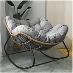Outdoor Papasan Rocking Chair