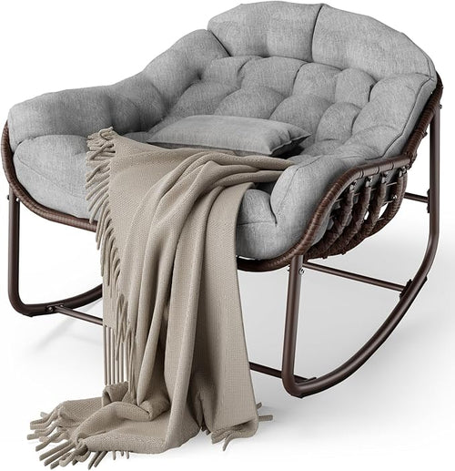 Garvee Oversized Outdoor Rocking Chair